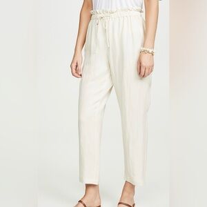 Hatch linen maternity pants
